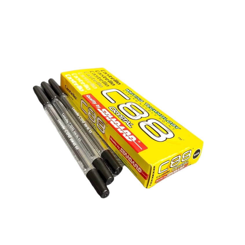 

Pulpen Standard C-88 Crystal Warna Hitam Tip 0.5 Satuan - SATUAN