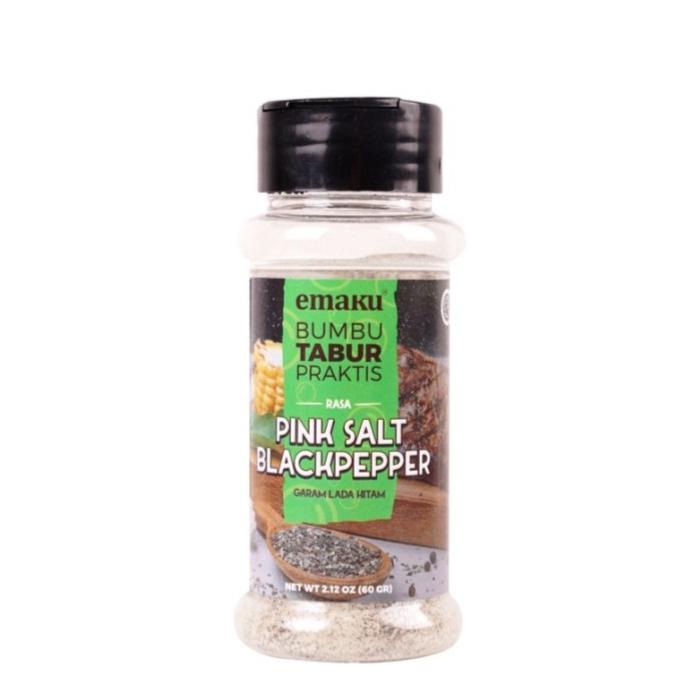 

Emaku Lada Hitam Bubuk / Pink Salt Black Pepper Powder NON MSG