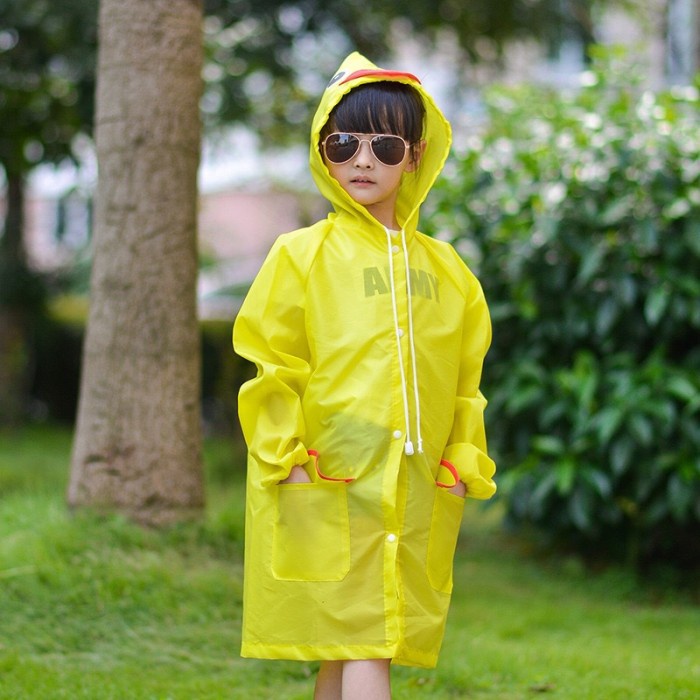 Jas Hujan Anak Laki Laki Perempuan TK SD Karakter Raincoat Jubah Hujan