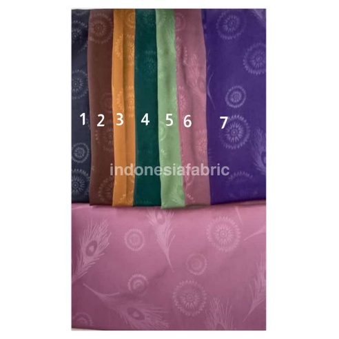 Kain bahan Wolfis Emboss wolvis embos gamis tunik koko hijab kerudung jilbab motif BM10