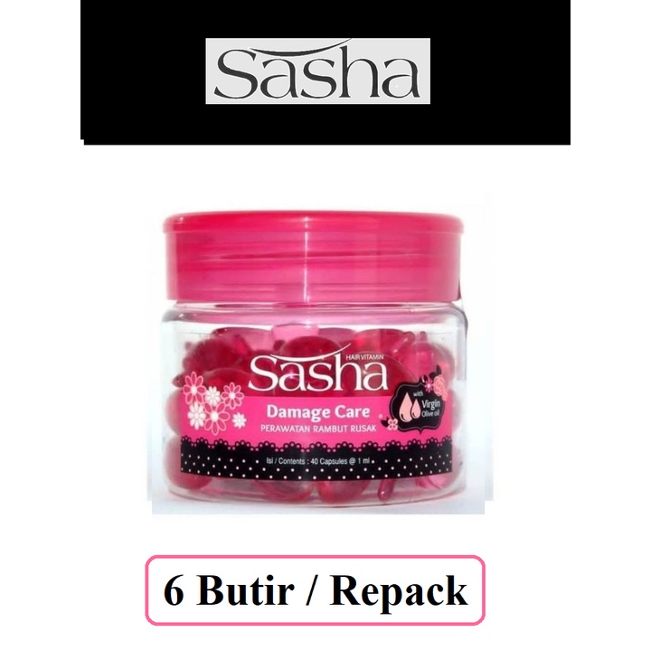 Jual Sasha Vitamin Rambut Capsule Blister 6 Butir - Repack - Damage C ...