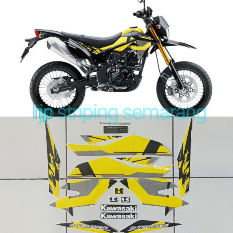 Striping Kawasaki Dtracker SE th 2018 Kuning