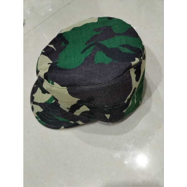 TOPI PET KOMANDO ANAK LORENG