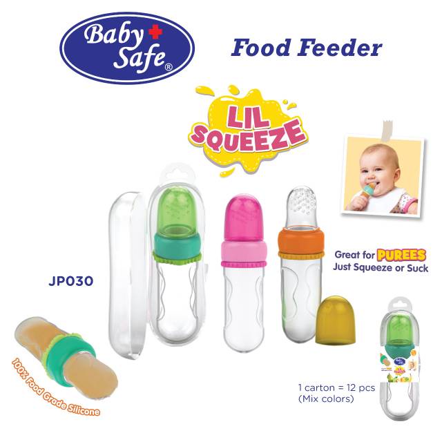 Baby Safe JP030 Food Fruit Feeder Lil Squeeze dot botol buah