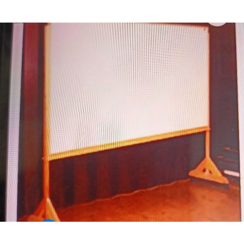 

papan tulis stand kayu 120x240 / whiteboard melamin