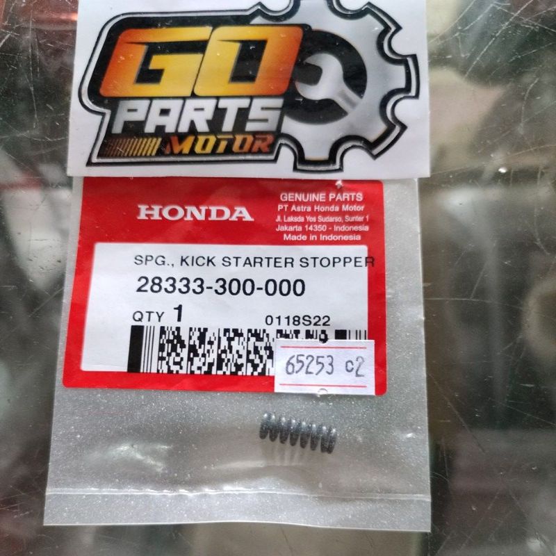 Per Pir Foot Step CB150R Vario 150 Esp Scoopy K2F PCX 150 Spring Kick Starter Stopper 28333-300-000