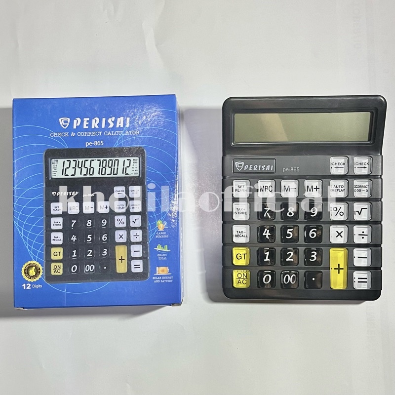 

KALKULATOR PERISAI 12 DIGIT PE-865