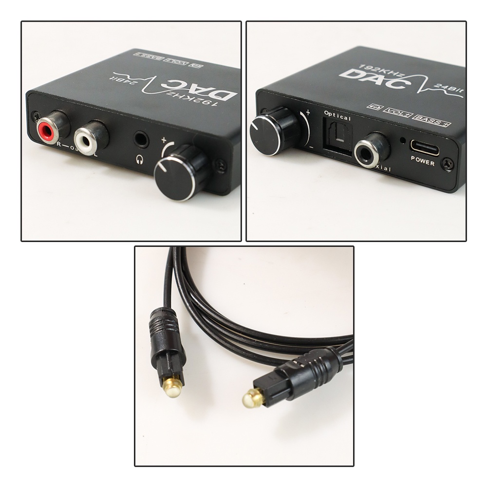 AUKUK Digital Audio Converter DAC Optical Coaxial to Analog RCA - AU340