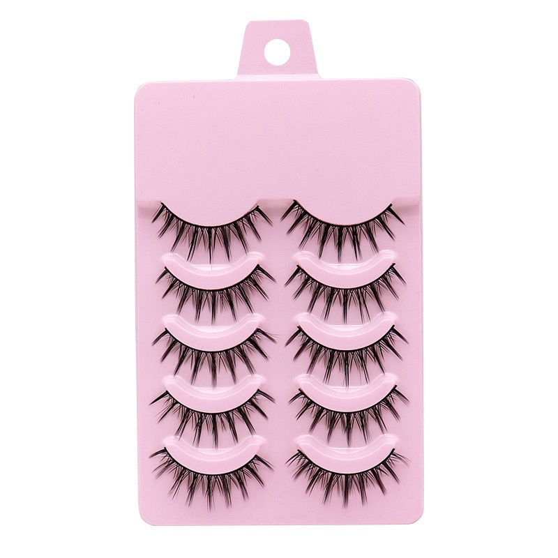 PEONY - 5 PASANG JAPAN MANGA LASHES - DOUYIN MAKEUP FAIRY PRINCESS Comics Eyelashes natural daily false eyelashes extension tools bulumata palsu