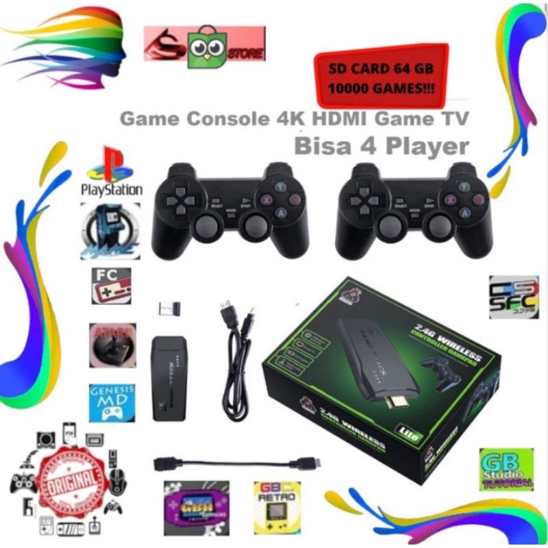 Game Stick 4K HDMI Lite Retro Dingdong Arcade video game