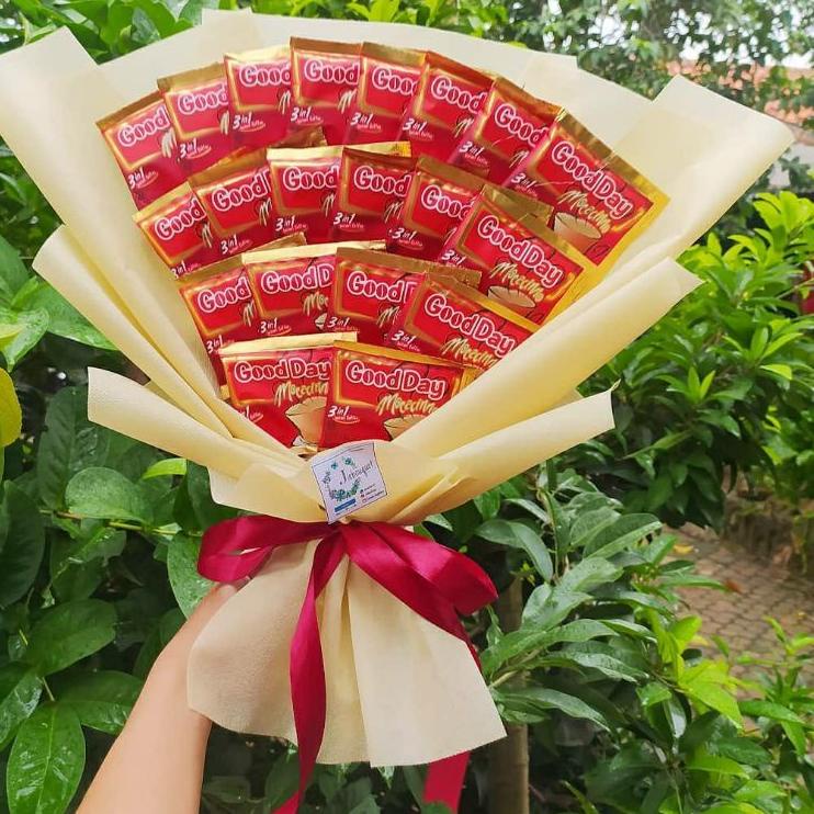 

»»» Buket Kopi Good Day Mocacinno bingkisan Snack Ulang Tahun/Ultah/ Wisuda/Hadiah Pacar