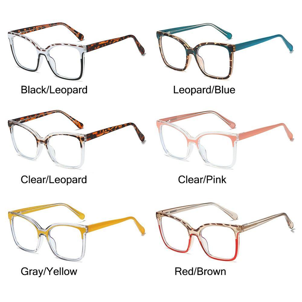 R-flower Blue Light Kacamata Kaca Mata Palsu Kacamata Anti Silau &amp; UV Flat Mirror Eyeglasses Bingkai Non Resep