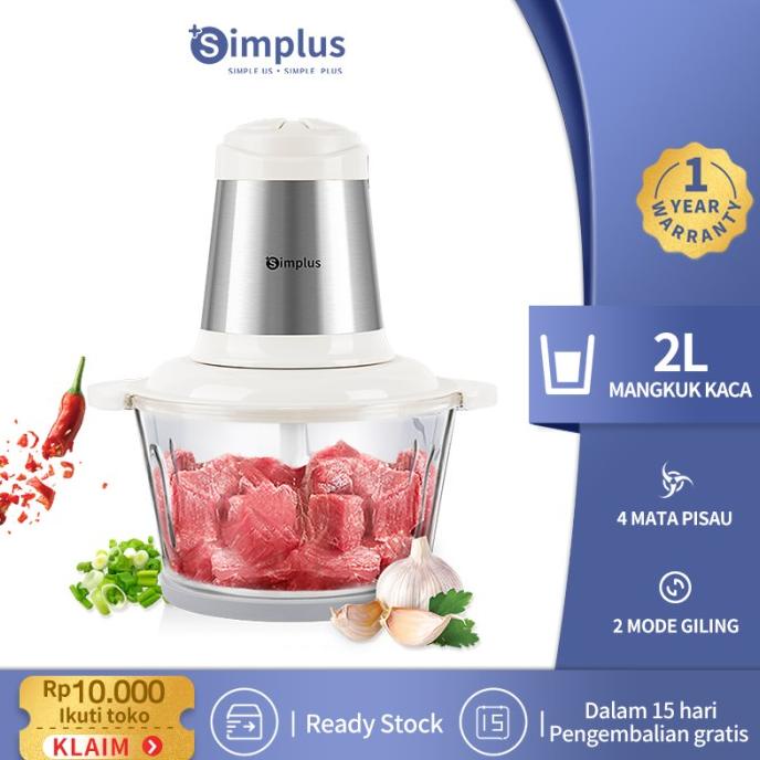 Simplus Blender Elektrik Alat Penggiling Daging Sayur Multifungsi silahkan di pesan