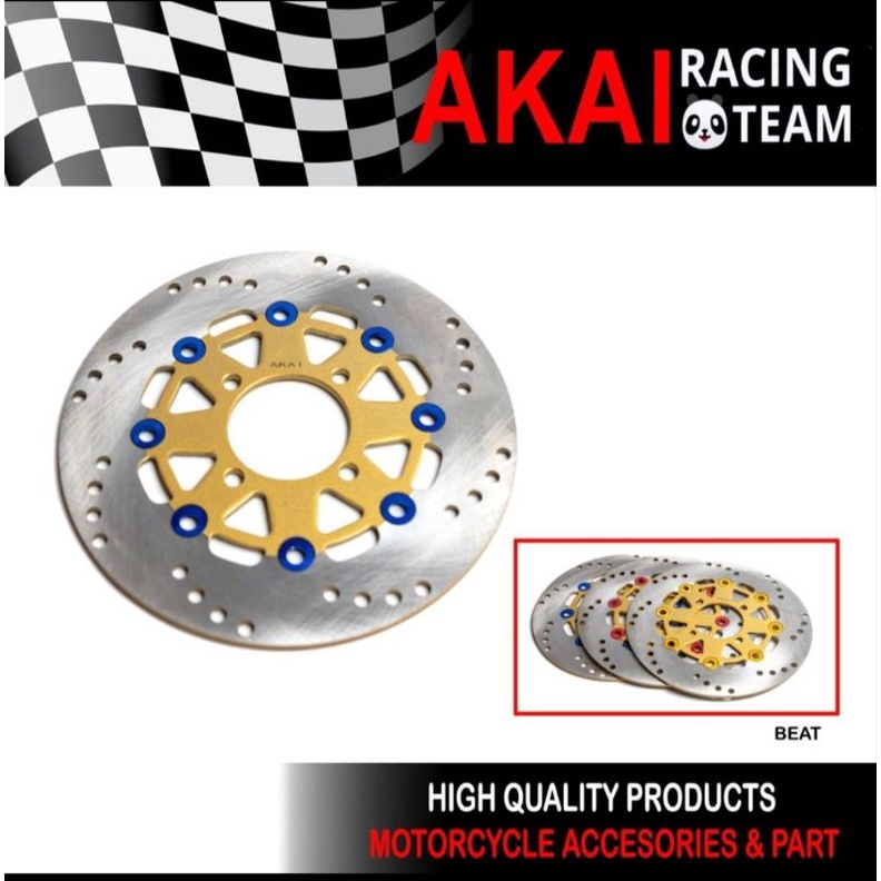 Piringan Disc Cakram Depan Variasi ukuran Standar 220mm Jupiter MX Z Mio Beat Untuk Lobang Baut4 pnp Tinggal pasang