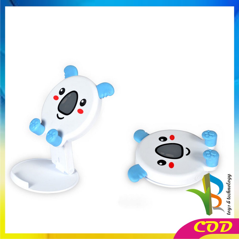 RB-C727 Stand Holder Lipat Motif Animal Karakter Lucu Folding Dekstop Dudukan Hp Multifungsi / Phone Holder Hp Untuk Penyangga Ponsel Tatakan Handphone