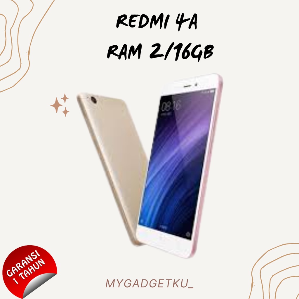 REDMI 4A RAM 2/16GB 2/32GB / REDMI 5A 3/32 / REDMI 6A 3/32 / REDMI NOTE 5A 4/64GB / REDMI 6 4/64GB GARANSI 1 TAHUN