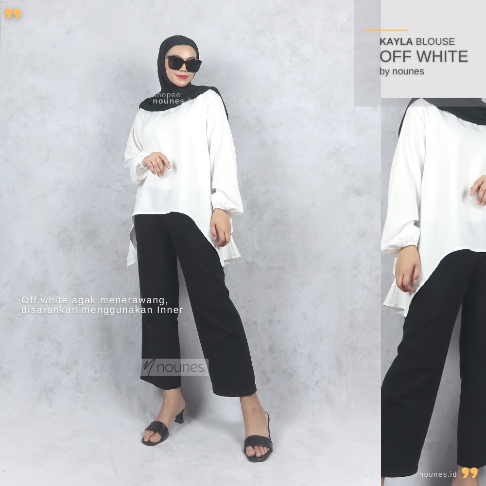 Nounes Kayla Plain Blouse LD 110