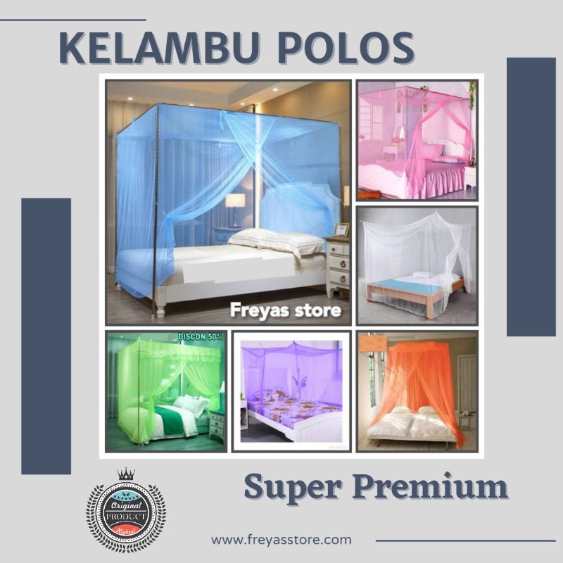 KELAMBU POLOS SUPER JUMBO 200x200 cm