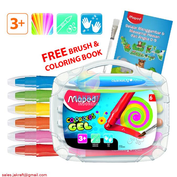 

TREND MAPED GEL CRAYON 6 WARNA AQUARELLABLE WATERCOLOR KRAYON LARUT AIR STOK TERBATAS