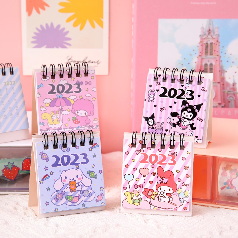 [Grosir] [Grosir] 2023dekorasi Tahun Baru Hewan Kalender Meja Kawaii Ins Fashion Hadiah Kelinci Mini Kartun Desktop Planner Jadwal Harian Kalender Berdiri Lucu Kertas Asrama Meja