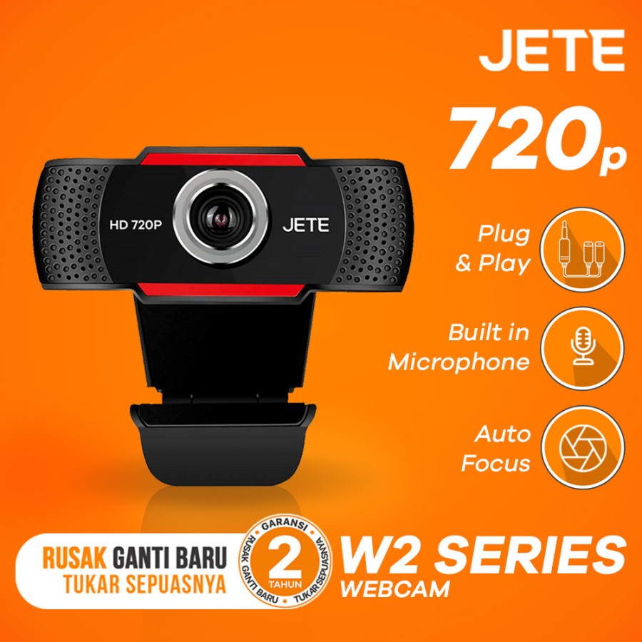 JETE W2 Series Webcam HD 720p
