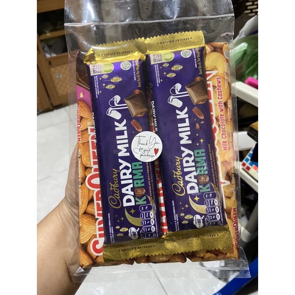 

PAKET DUET COKELAT SILVERQUEEN + CADBURY 65GR X 5PC