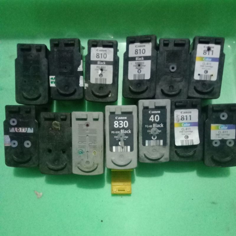 Cartridge Canon 810-811-40-41-830-831 bekas
