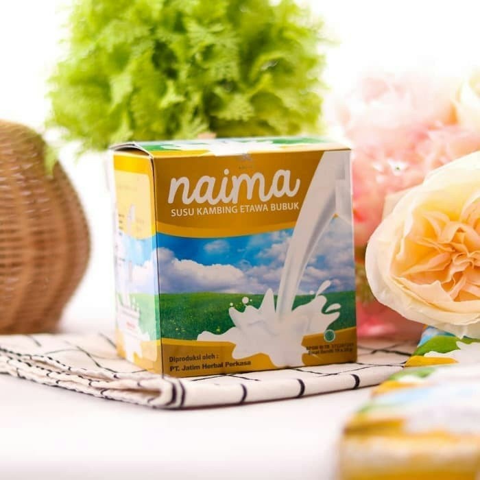 

[TERJANGKAU] Susu Bubuk Naima | Susu Kambing Etawa Propolis Bee Pollen Naima