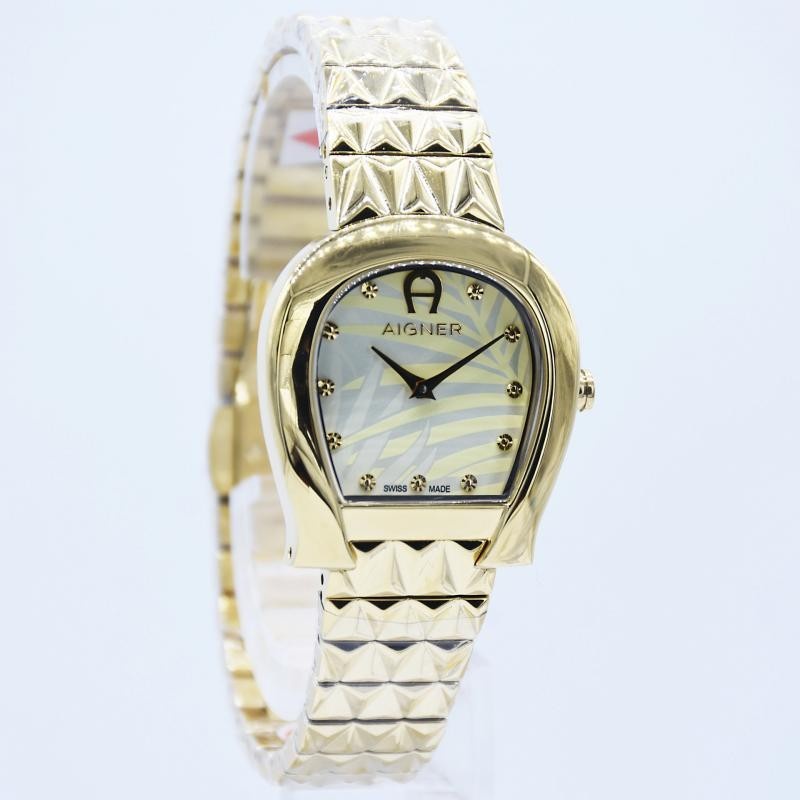 AIGNER A154207 Carrara Jam Tangan Wanita Original-Swiss Made