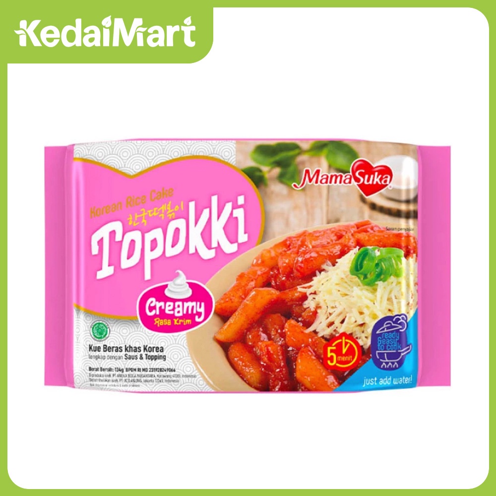 

Mamasuka Topokki Creamy Ready to Cook 134 Gram