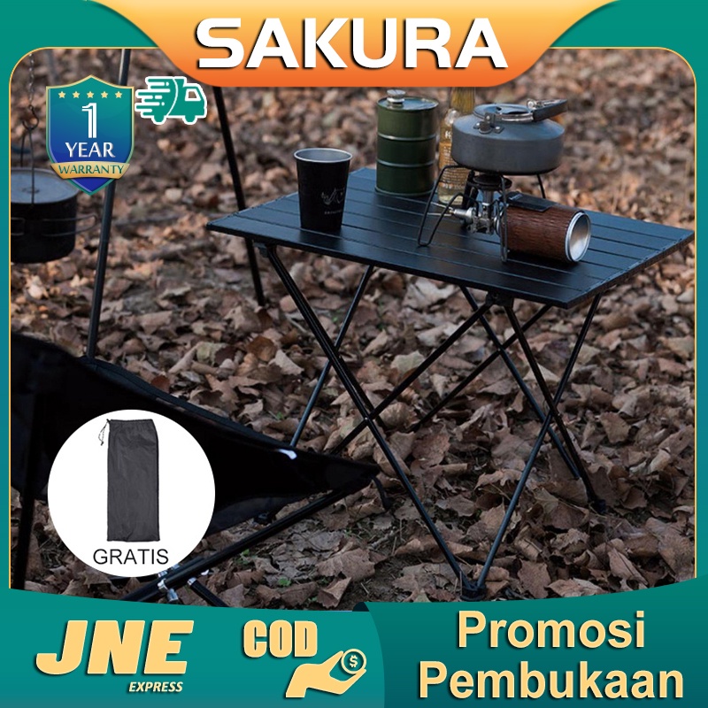 Weyon Sakura Meja portabel/Meja lipat/Meja Lipat Camping/Meja Lipat Outdoor/Meja Lipat Portable/Meja kantor/Meja kerja/Meja lipat multifungsi(HWZ)