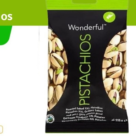 

Wonderful Classic Roasted No Salt Pistachios 50gr