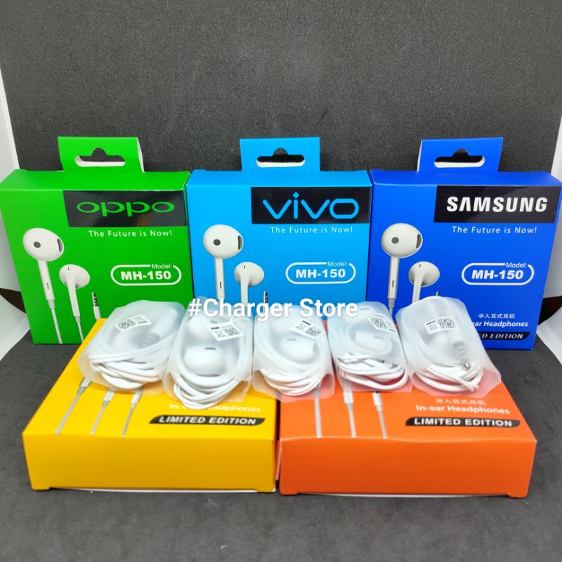 Headset Handsfree ORI MH-150 Stereo Extra BASS + Mic Telepon