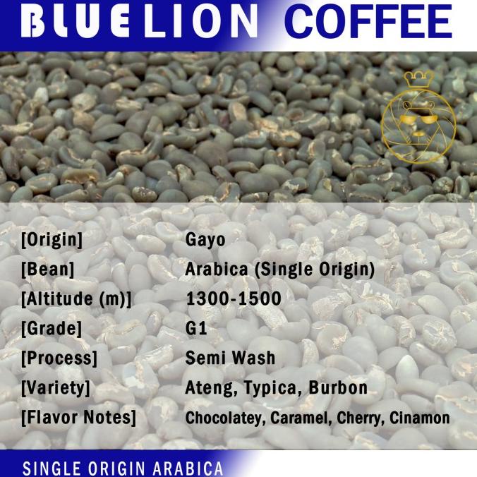 

Green Bean 1KG - Golden Gayo (Arabica)