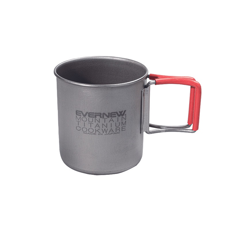 Mug Gelas Camping Evernew Titanium Full Handle Mug 300