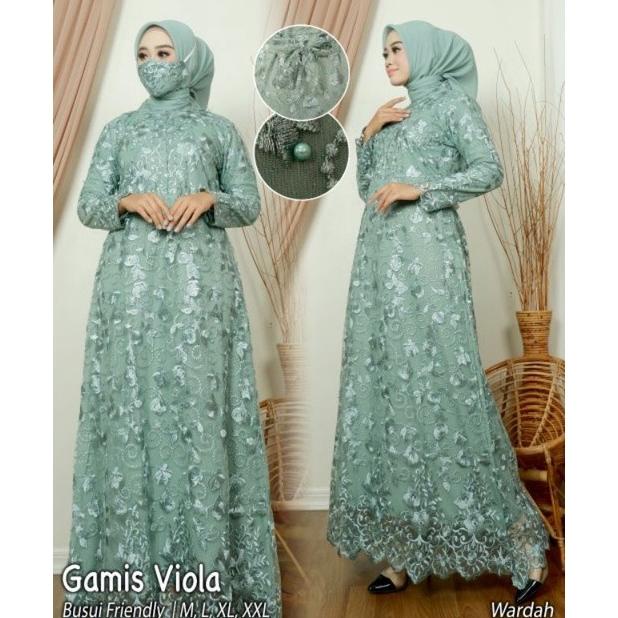 GAMIS KEBAYA VIOLA/GAMIS BUSUI/GAMIS MUSLIM/KEBAYA MODERN/PESTA