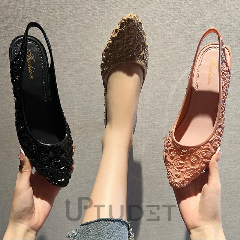 Sepatu Fashion Flat Shoes Wanita Rose Sepatu Sandal 899
