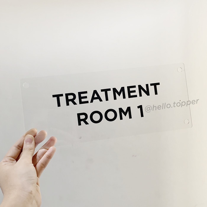 

CUSTOM NAMA RUANGAN SIGNAGE AKRILIK SIGN BOARD ACRYLIC BENING