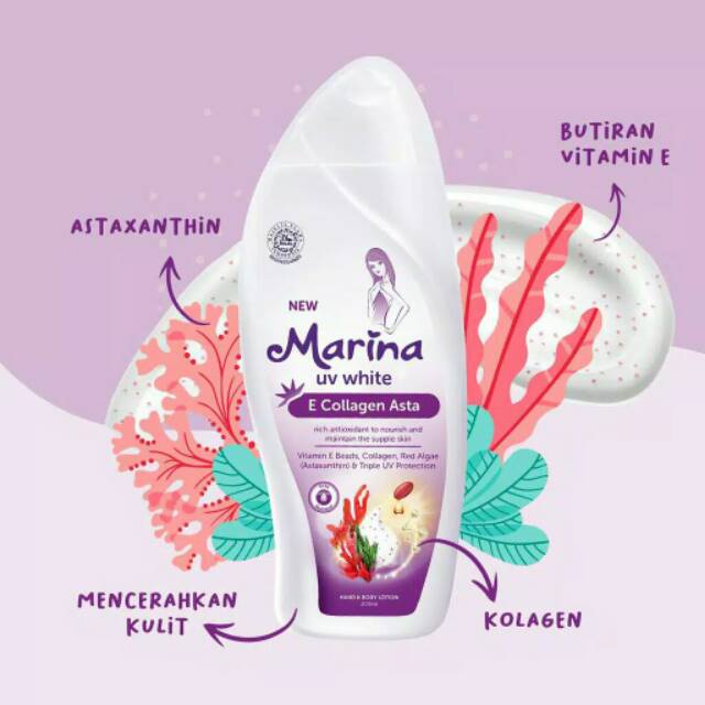 MARINA BODY LOTION UV WHITE 92ML -NJ