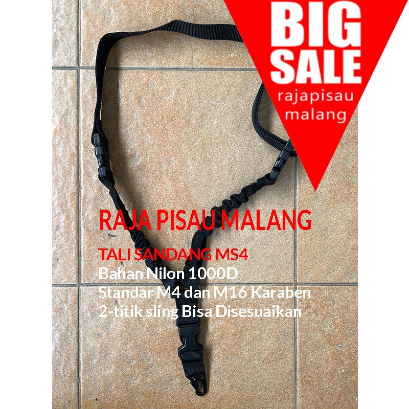 tali sandang ms4 tali sandang sling tactical bahan bagus