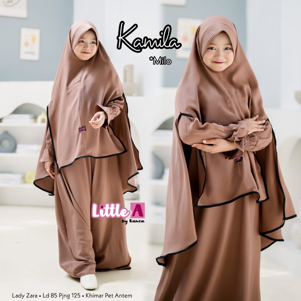 Kamila Gamis Muslim Syari Anak Kids Original Produk By Little A