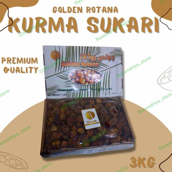 

KURMA SUKARI SUKKARI 3KG PREMIUM GOLDEN ROTANA RER69464S