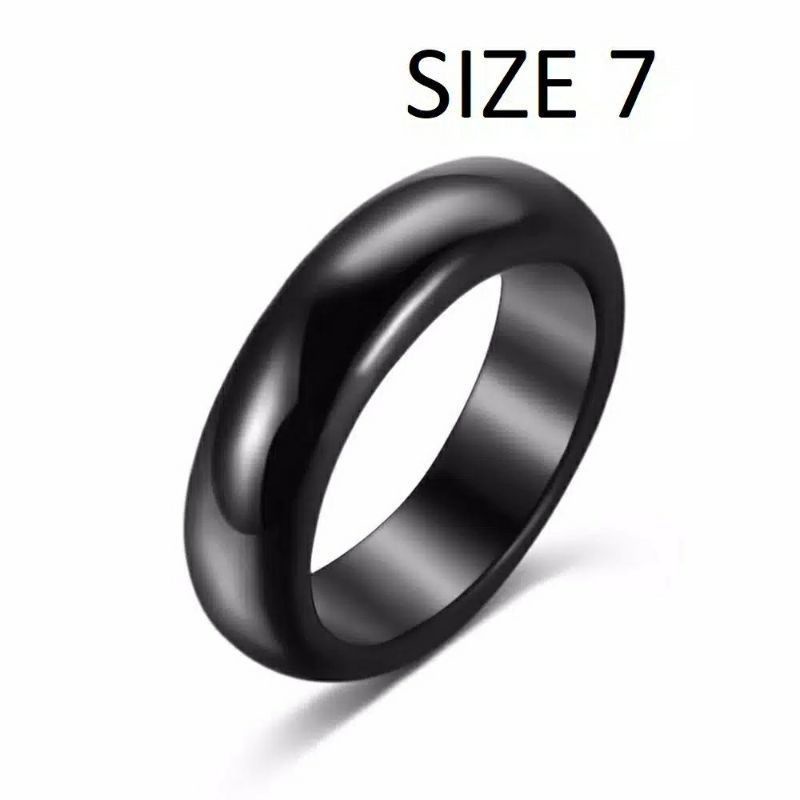 Cincin Pria Wanita Magnet Hitam