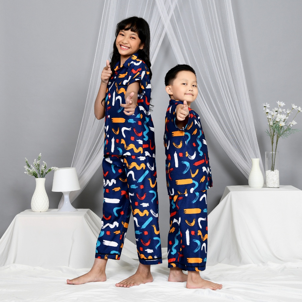 Monalisa Piyama Anak 1 - 2 Tahun ( Kids Size M ) Motif Karakter - Piyama Anak Laki