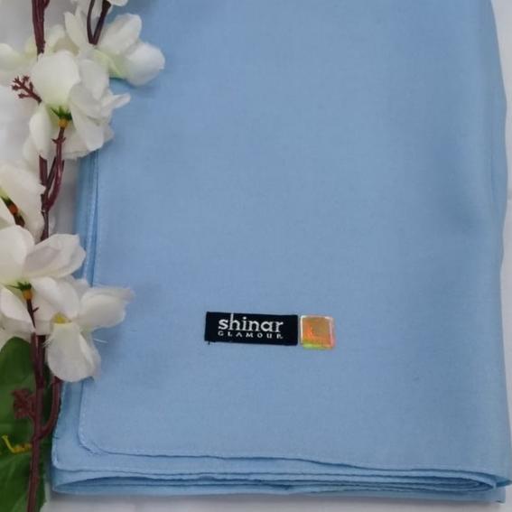 Terkini kerudung hijab / jilbab segi empat SHINAR GLAMOUR glitter glowing ansania dan azara original