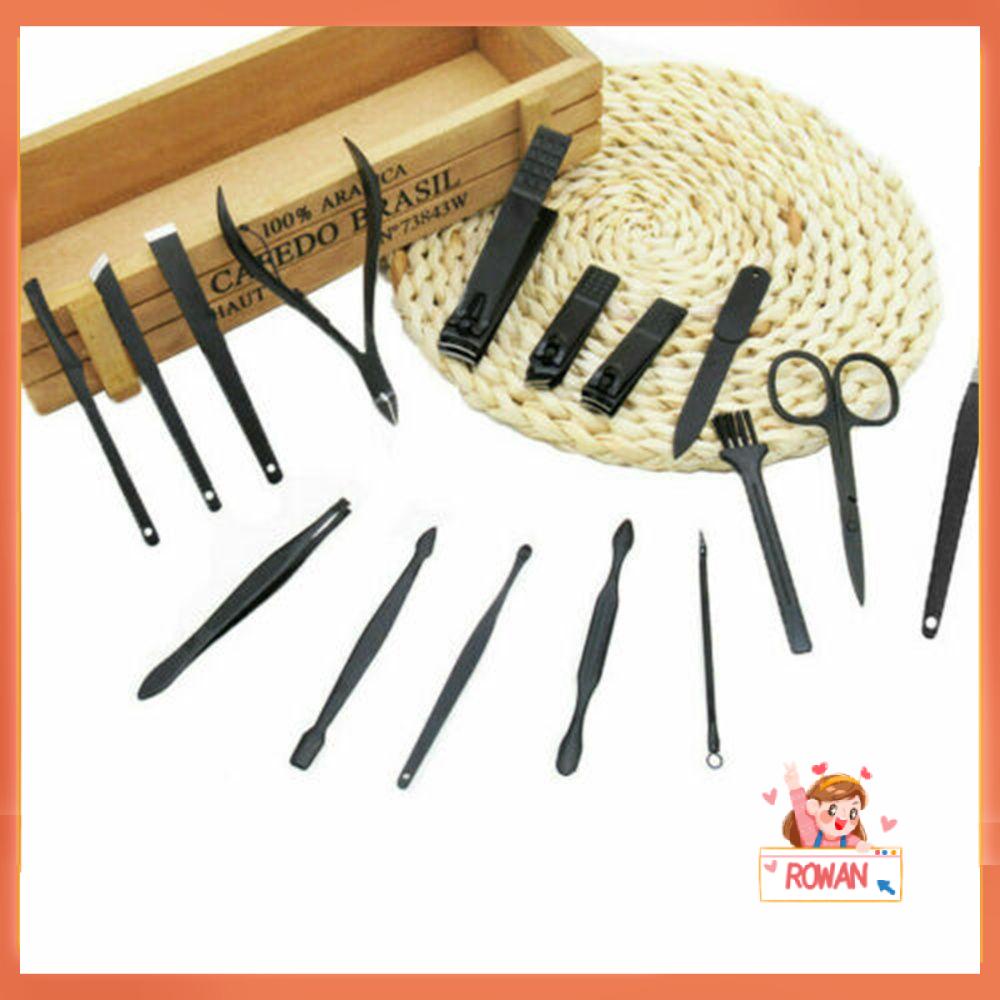 R-flower 16Pcs Gunting Kuku Trimmer Tool Grooming Manicure Pemotong Gunting Jari Kaki