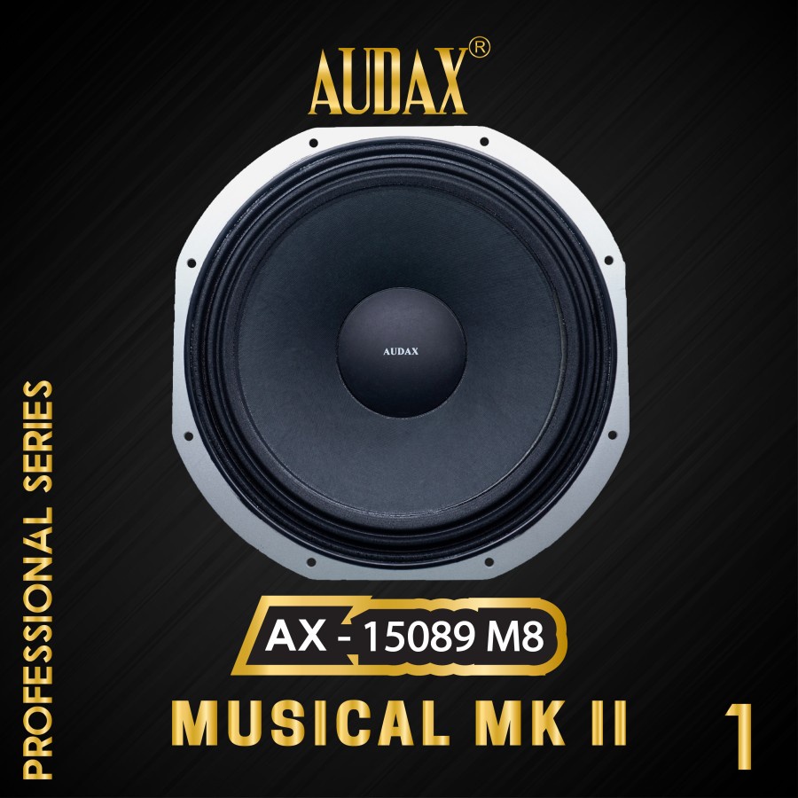 Audax - Speaker Pasif 15" AX-15089 M8 Full Range Professional Series