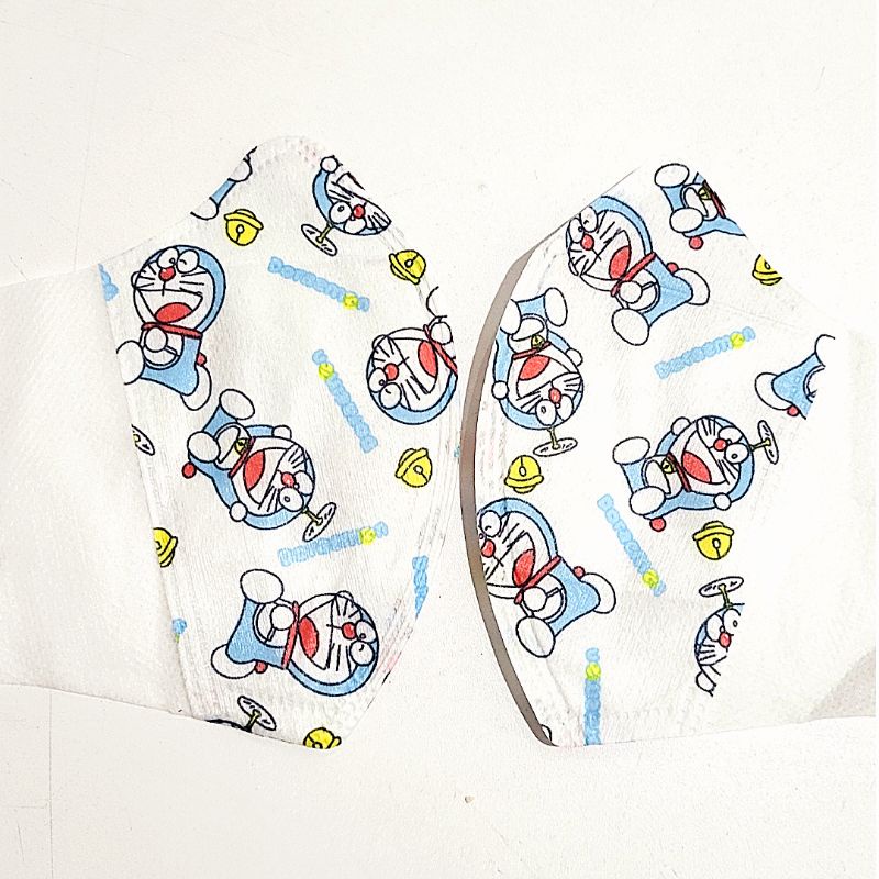 MASKER DUCKBILL ANAK ONCARE MOTIF DORAEMON BELL ISI 20PCS 3-10TAHUN