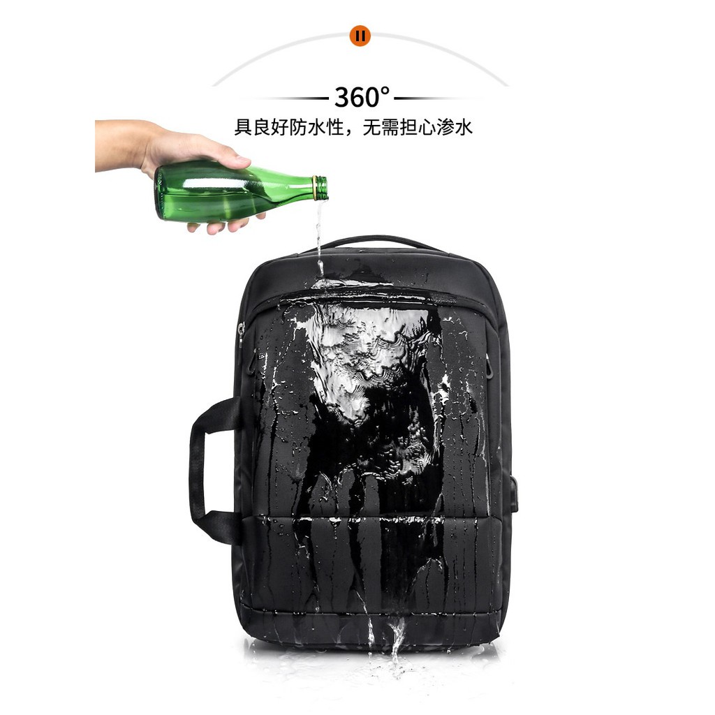 AKN88 - KAKA KA-509 - Lightweight Casual 20L Backpack with USB Charging Port