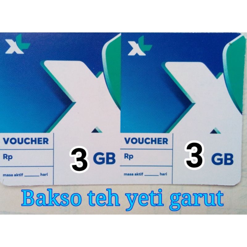 XL hotrod spesial 3 GB nasional
